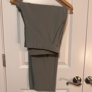 Light Grey Men’s Performance Fabric Fabletics Pants (36 waist/28 inseam)